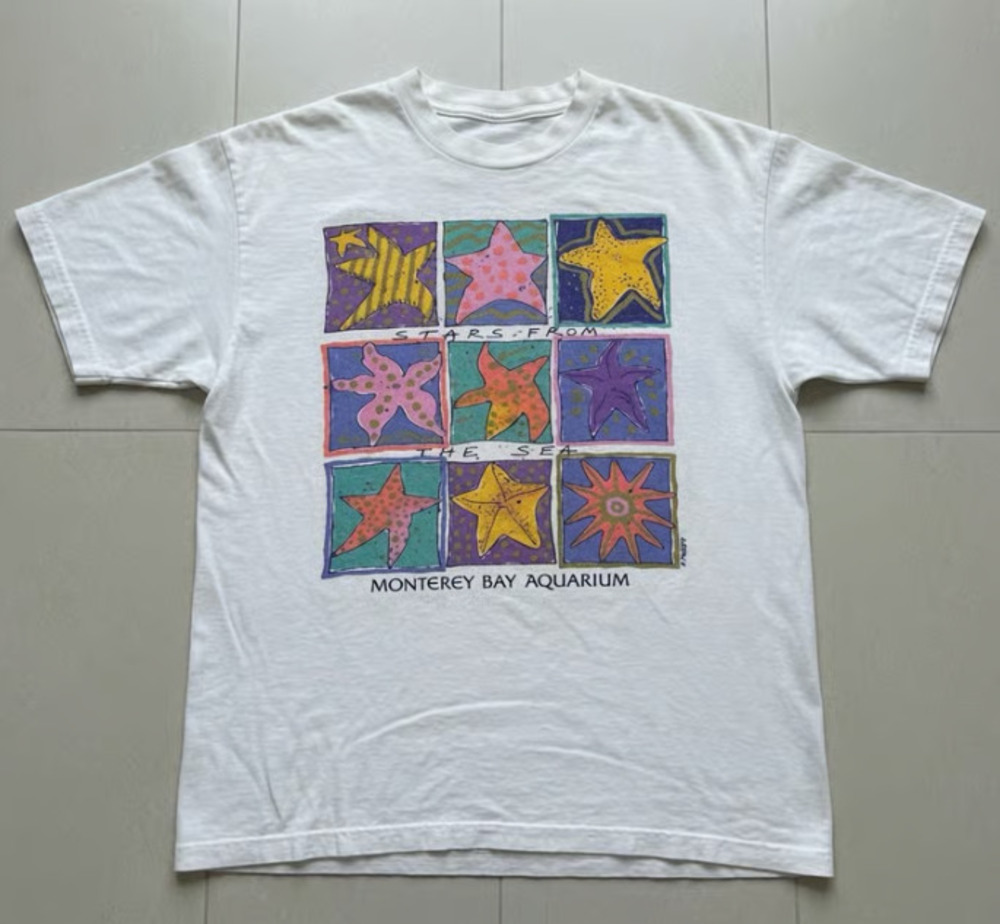 Ocean Starfish Watercolor Abstract Nature Graphic Shirt